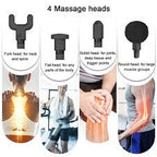 Mini Massage Gun, Percussion Deep Tissues Muscle Massager Gun with 6 Speeds