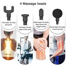 Mini Massage Gun, Percussion Deep Tissues Muscle Massager Gun with 6 Speeds