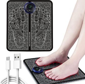 Electric EMS Foot Massager Pad Electrical Muscle Stimulation