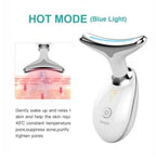 LED Light Therapy Beauty Device V Shape Face Massager Neck Lifting Device