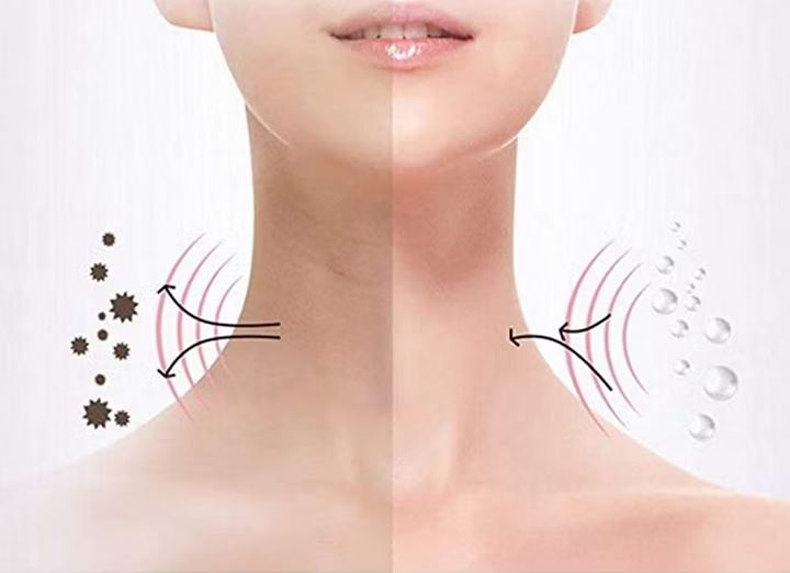 LED Light Therapy Beauty Device V Shape Face Massager Neck Lifting Device