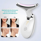 LED Light Therapy Beauty Device V Shape Face Massager Neck Lifting Device